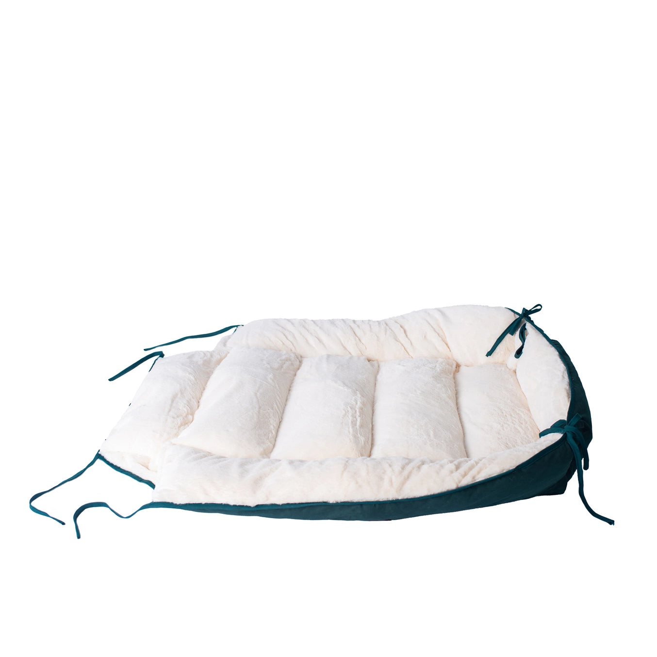 Green Pet Bed & Mat- Luxury Soft Dog Cushion-Large & XL- Model D04