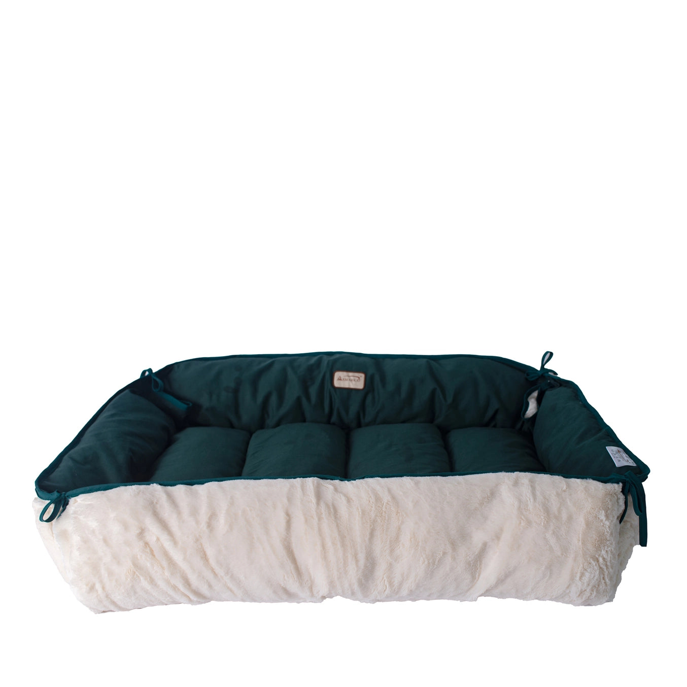 Green Pet Bed & Mat- Luxury Soft Dog Cushion-Large & XL- Model D04