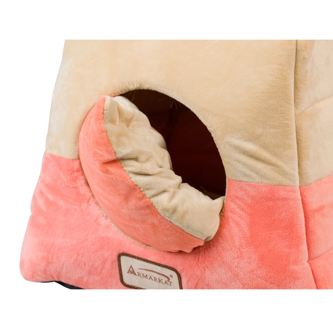 2-in-1 Cat Bed Cave Shape and Cuddle Pet Bed- Model C07
