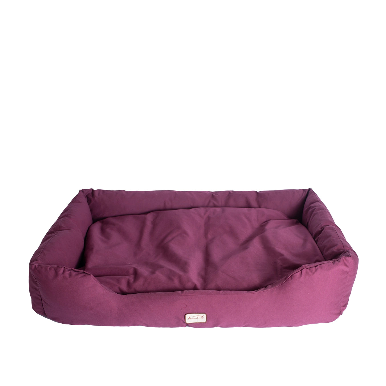 Burgundy Bolstered Dog Bed- Medium- Model D01FJH