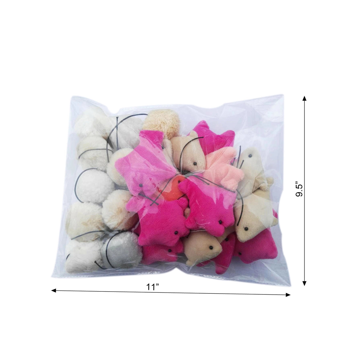 40-Piece Pet Toy Pack For Cats & Dogs- Model TOY7