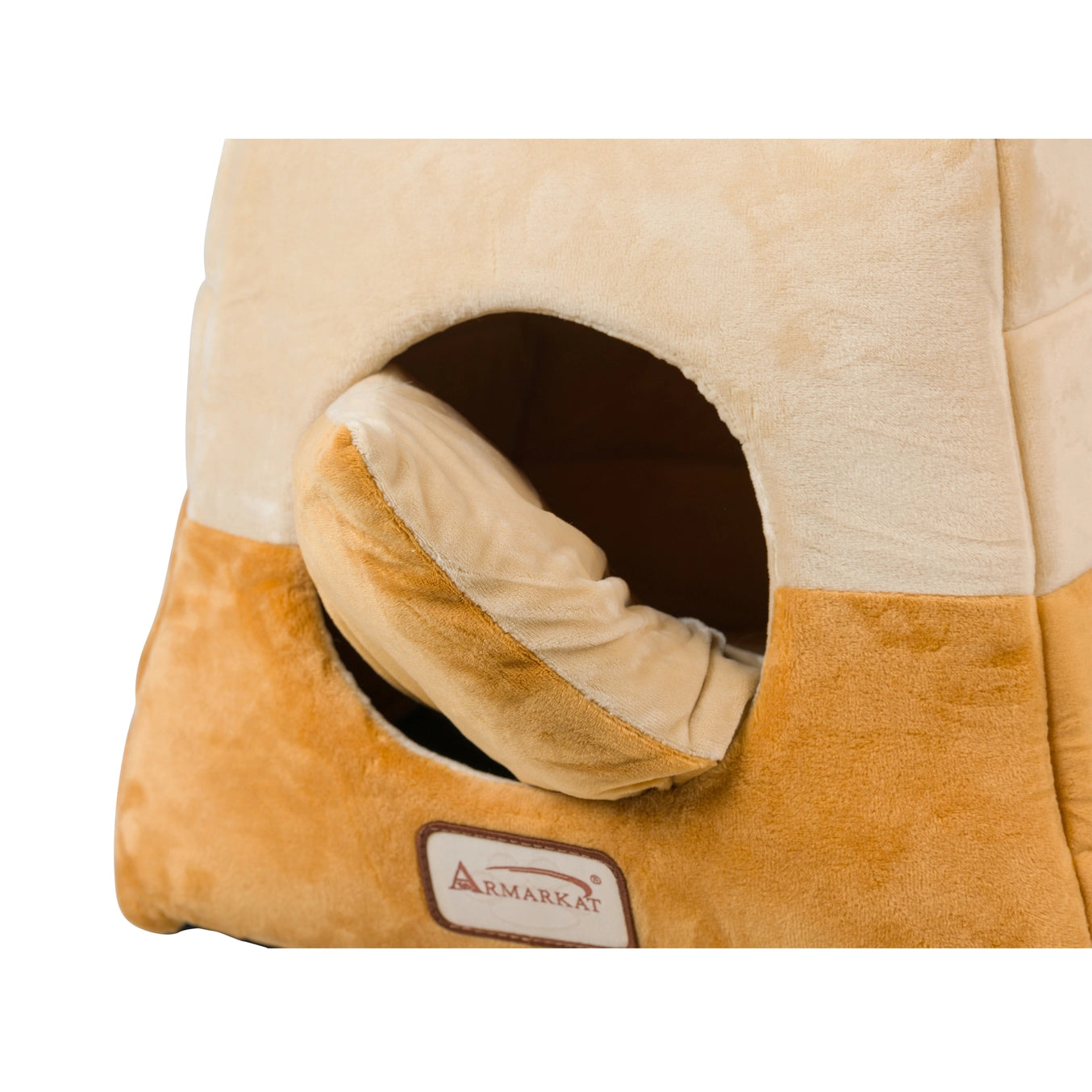2-in-1 Cat Bed Cave Shape and Cuddle Pet Bed- Model C07