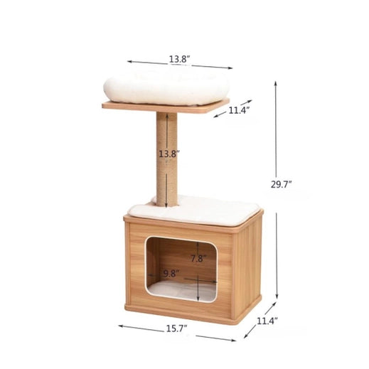 Catry Cedar Cat Tree Condo- Model CT19355