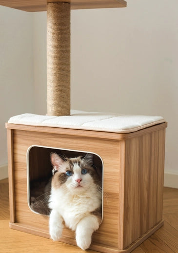 Catry Cedar Cat Tree Condo- Model CT19355