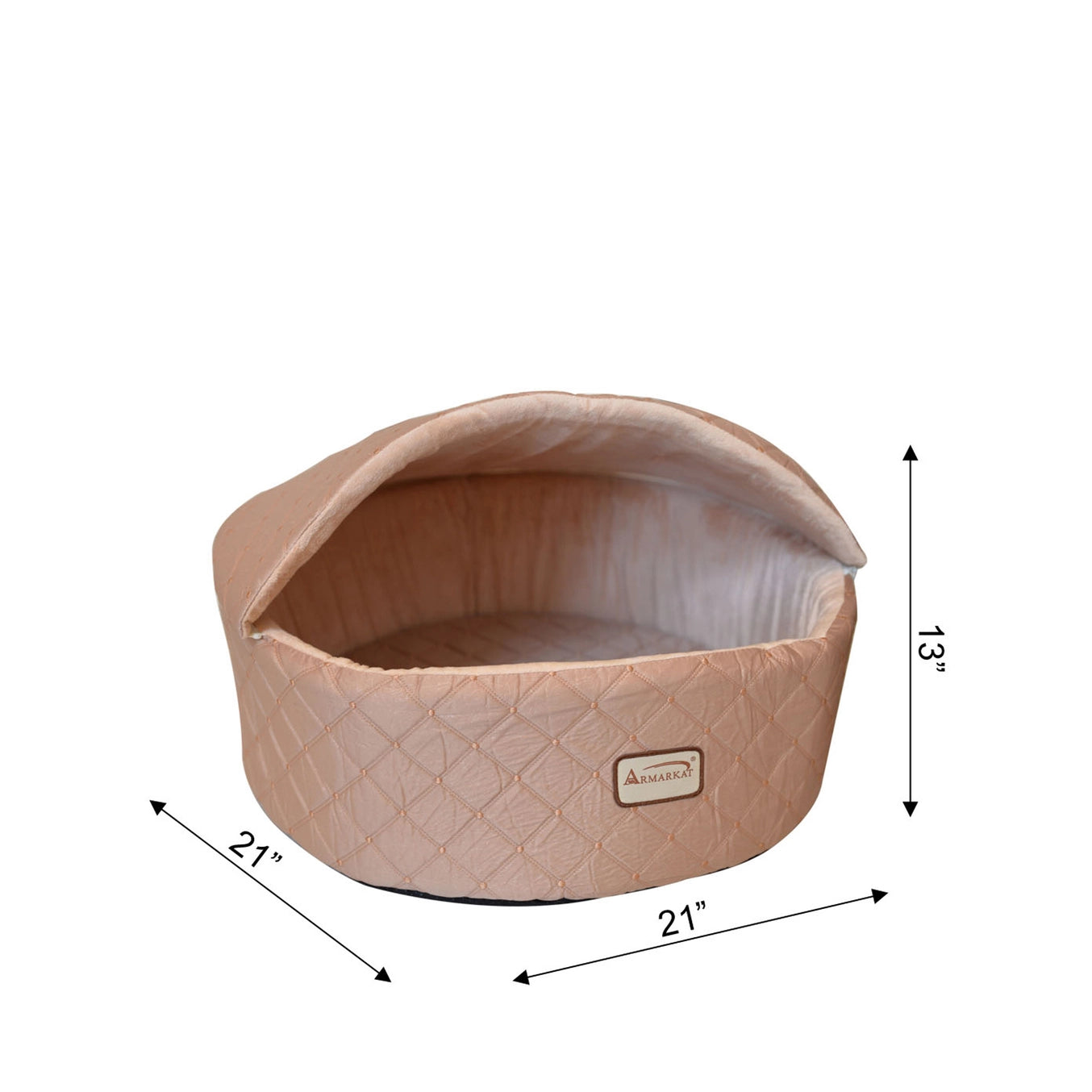 Cuddle Cave Waterproof Cat Bed with Detachable Zipper Top- Model C33HFS