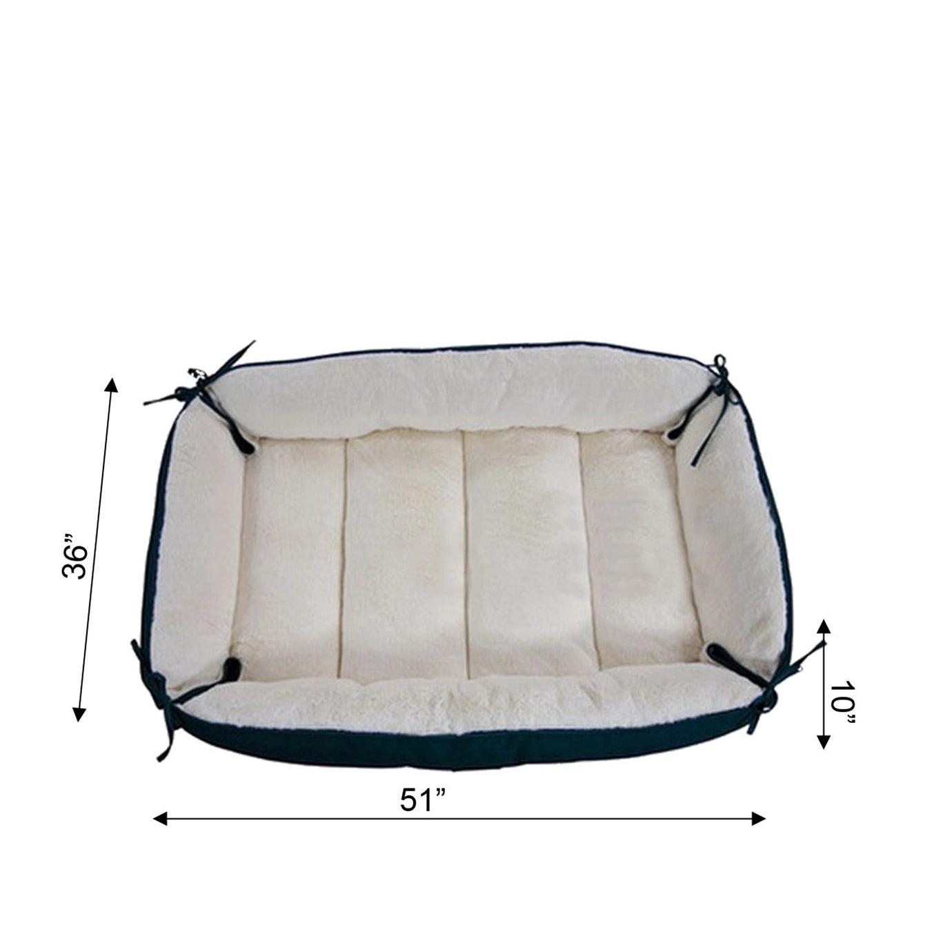 Green Pet Bed & Mat- Luxury Soft Dog Cushion-Large & XL- Model D04