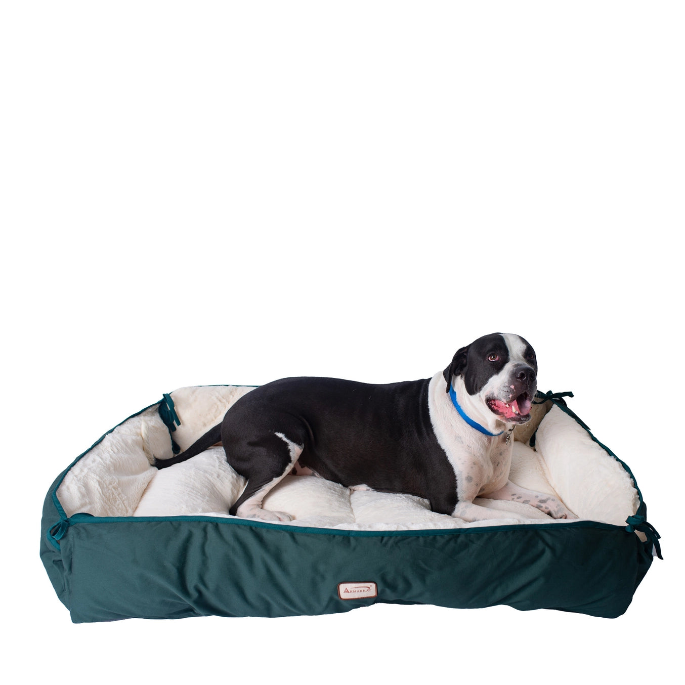 Green Pet Bed & Mat- Luxury Soft Dog Cushion-Large & XL- Model D04