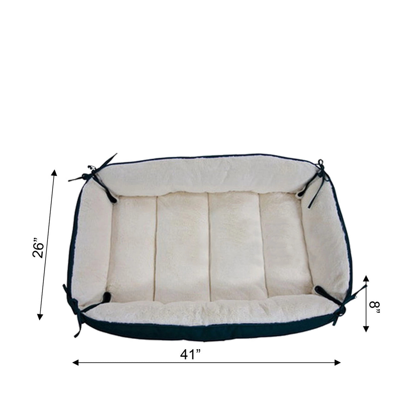 Green Pet Bed & Mat- Luxury Soft Dog Cushion-Large & XL- Model D04
