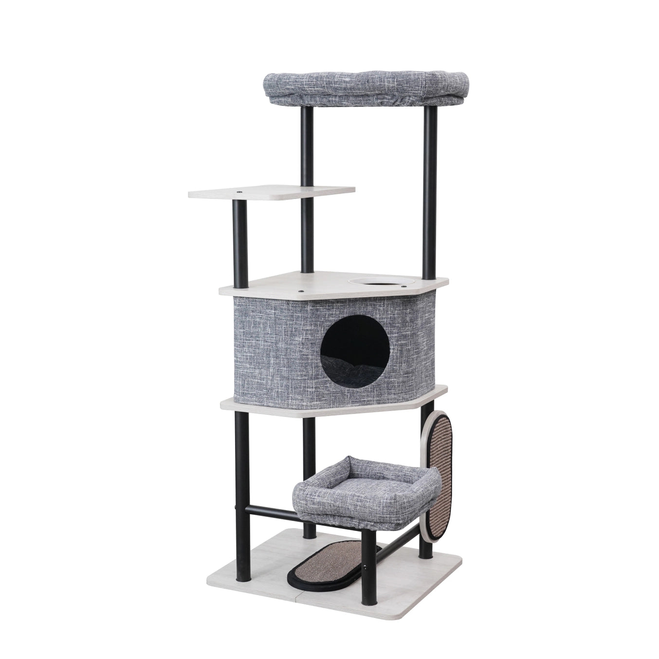 Grayson-Industrial Style Large Modern Cat Tower- Model PP220826