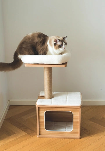 Catry Cedar Cat Tree Condo- Model CT19355