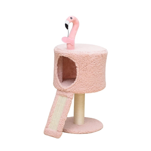 Catry Flamingo Cat Tree with Scratching Ramp- Model CT210540