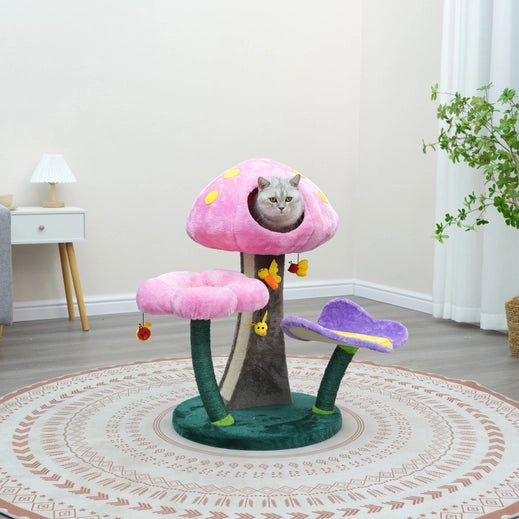Catry Wonderland Mushroom Cat Tree- Model CT200436