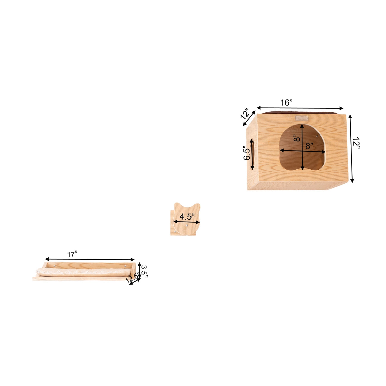 Wall Series: Tree Condo, Perch and Step- Model #W1907A