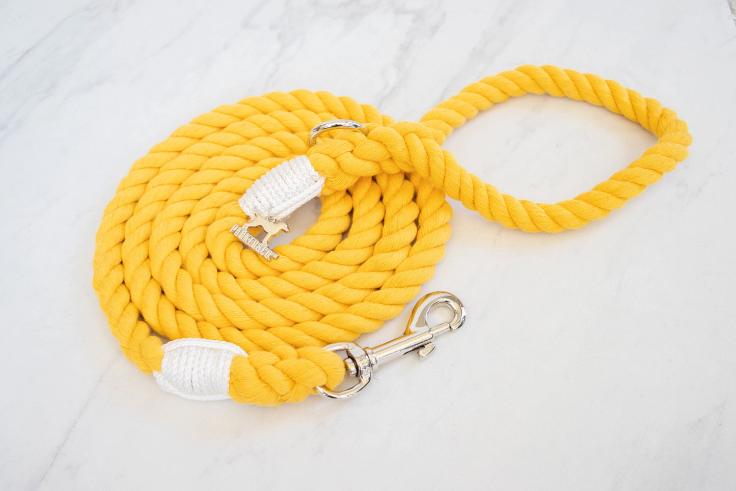 Cotton Rope Dog Leash- Various Colours- Model #7832