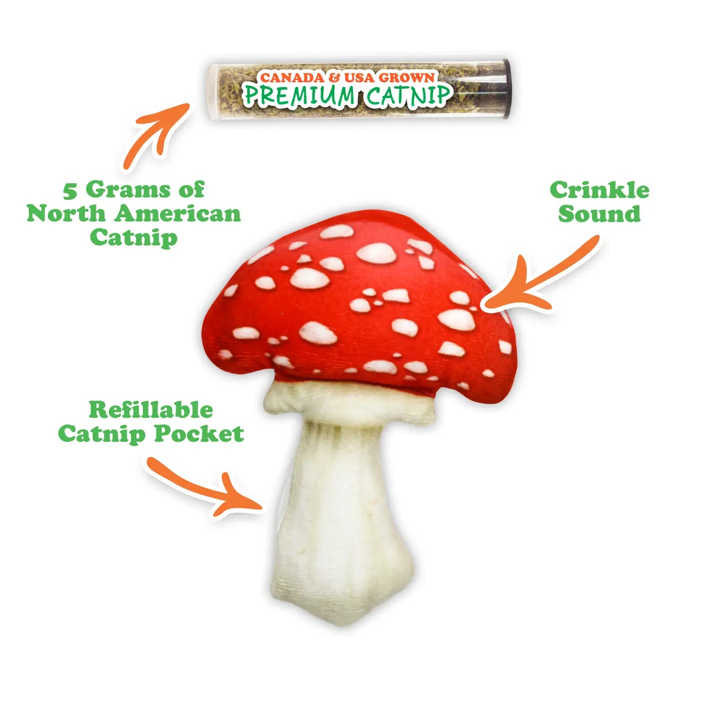 Get Sprung Refillable Mushroom- Model #859442005841