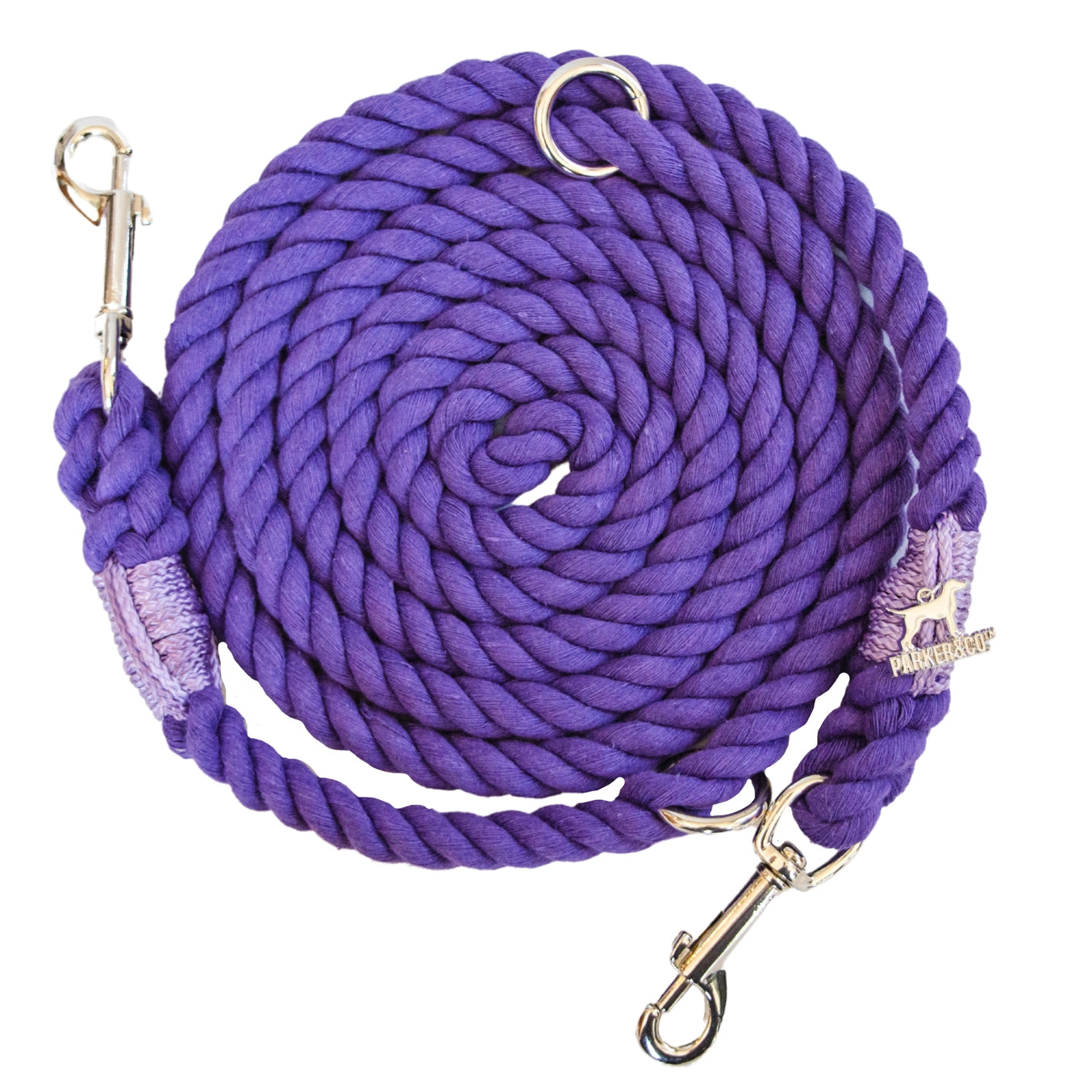 6 or 8 Ft Hands-Free Cotton Rope Dog Leash- Model #7322