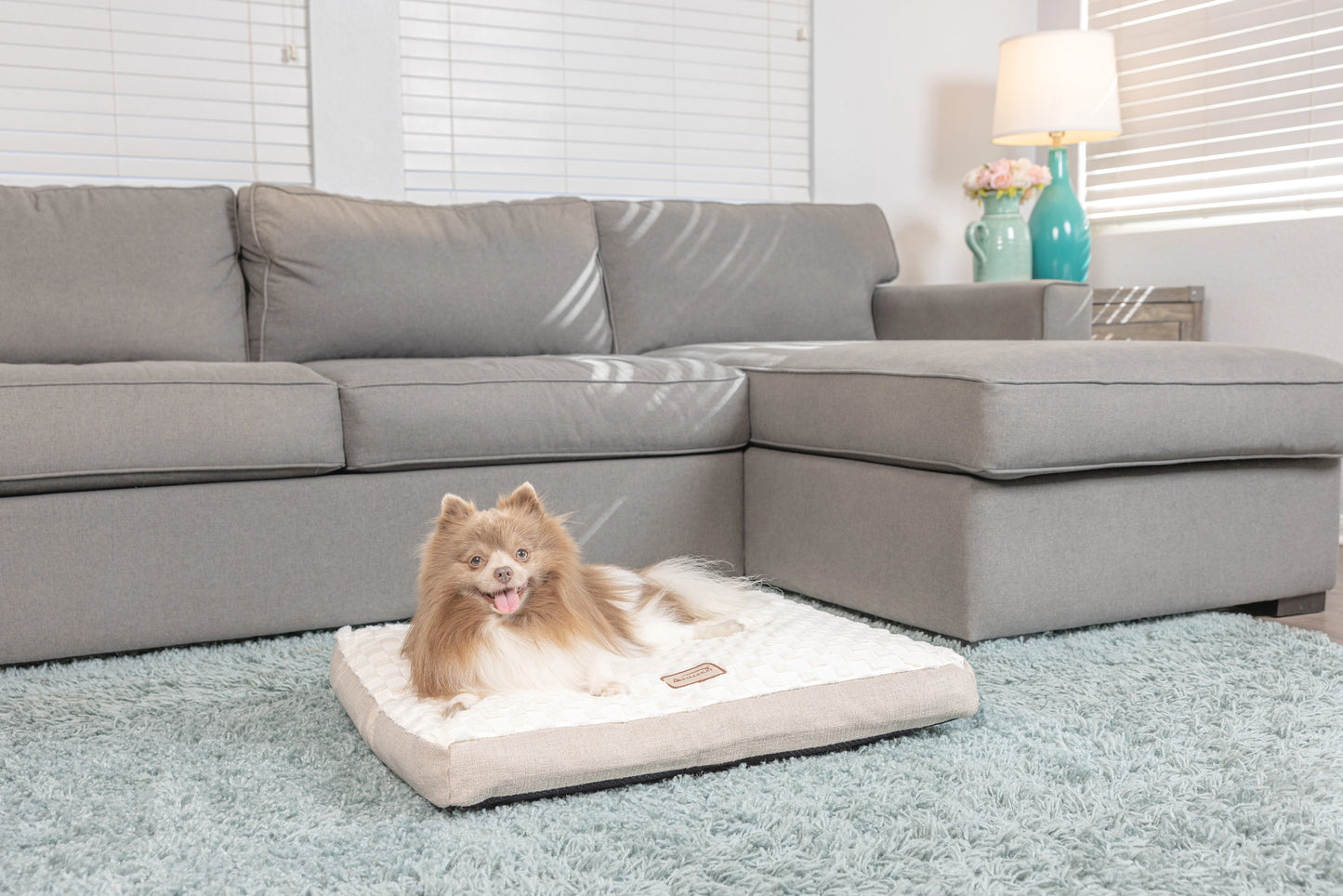 Textured Waterproof Dog Mat With Carry Handle- Large or XL- Model m12