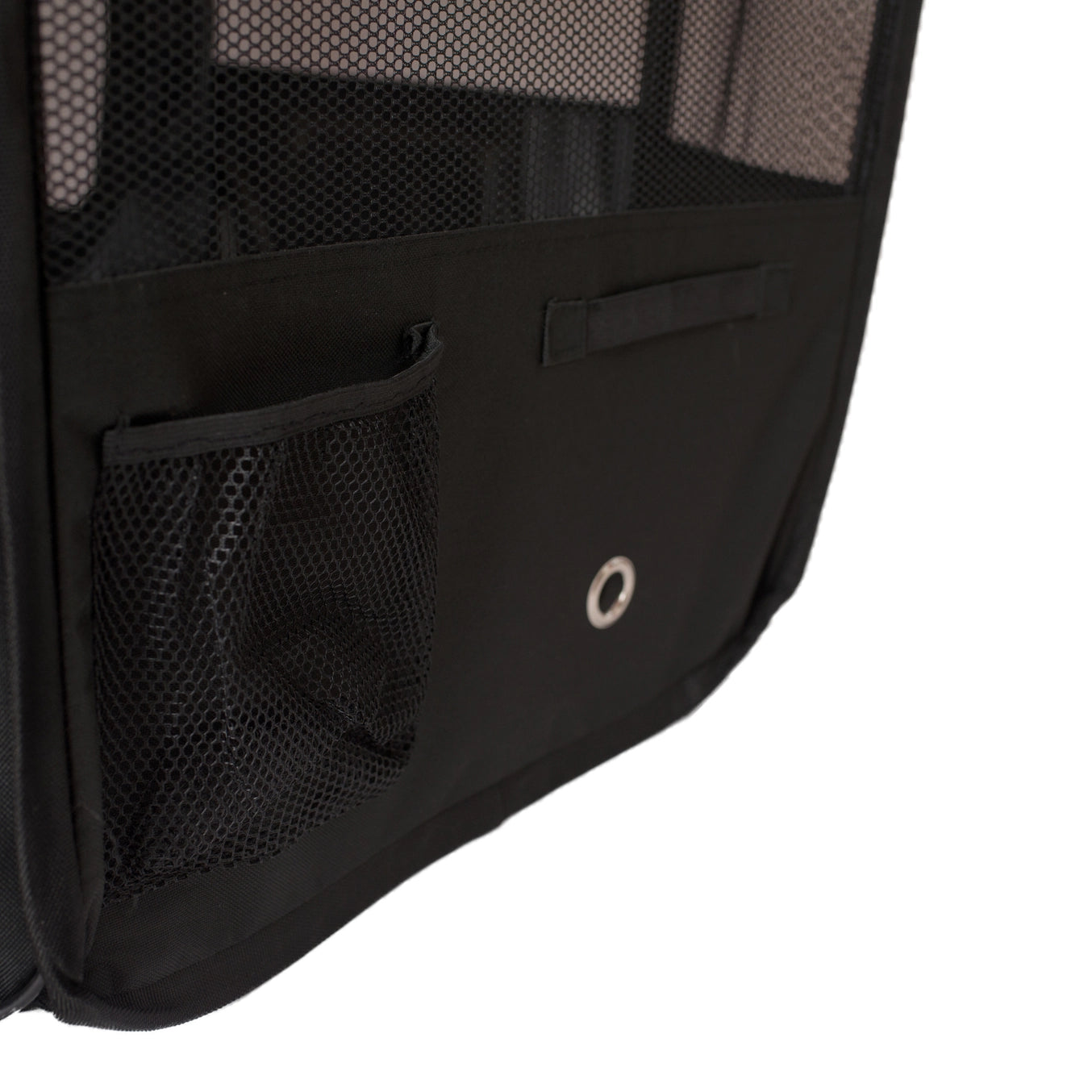 XL Black & Beige Portable Pet Playpen & Bag Combo - Model PP003BGE
