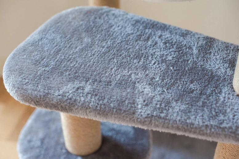 Oak 3-Level Cat Tree with Hammock, Perch, and Toy- Model CT210197