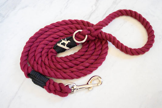 Cotton Rope Dog Leash- Various Colours- Model #7832