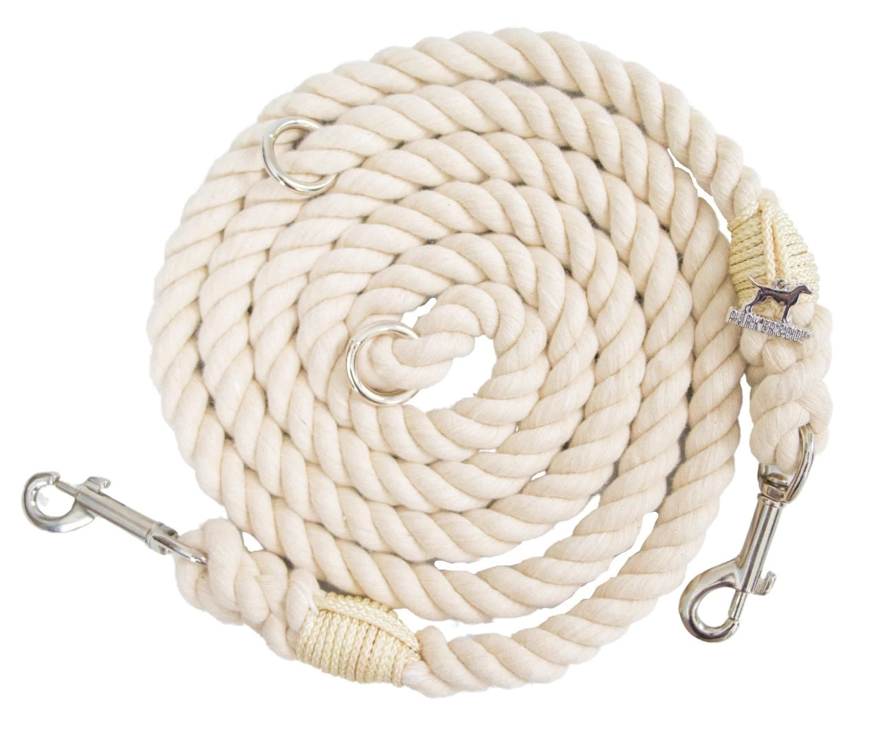 6 or 8 Ft Hands-Free Cotton Rope Dog Leash- Model #7322