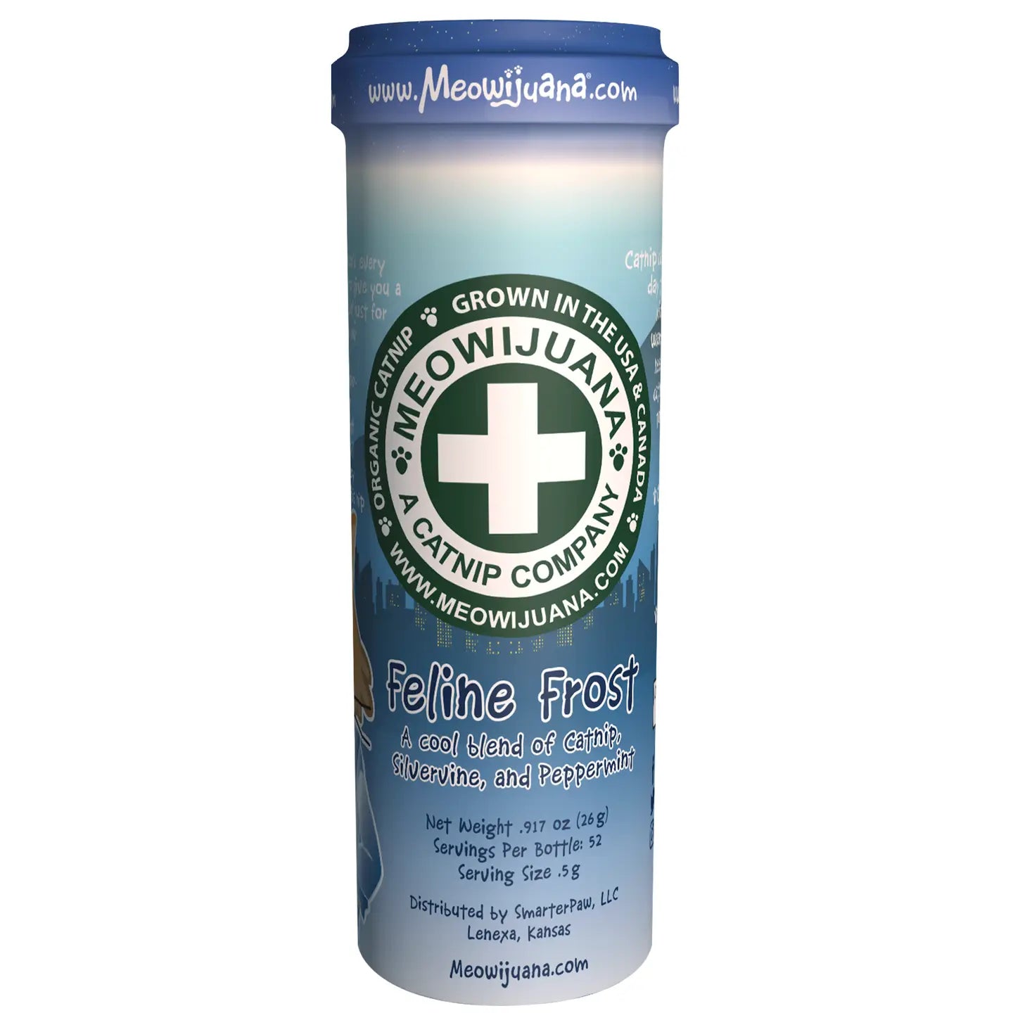 Feline Frost - Catnip, Silvervine, and Peppermint Blend- Model #714929807373