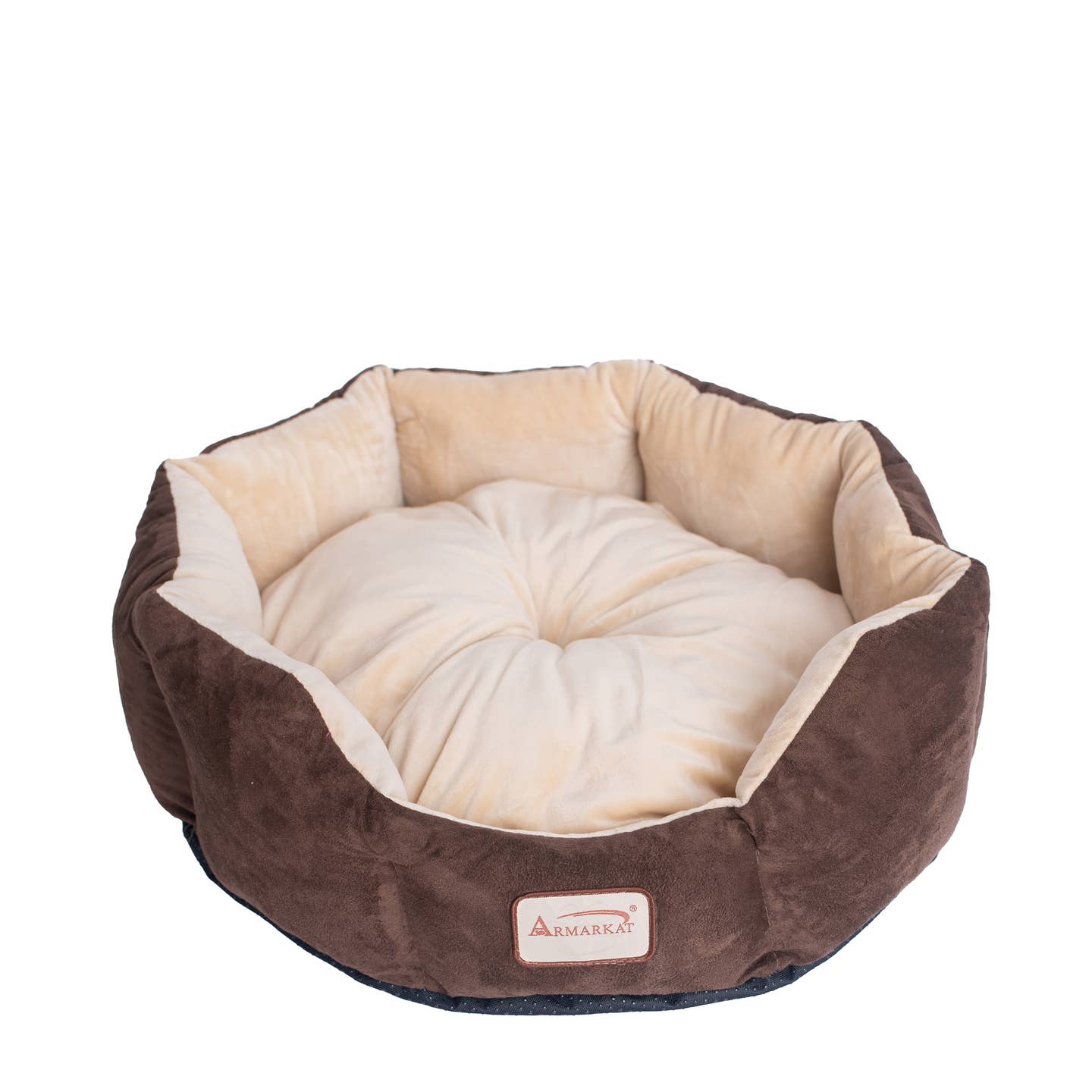 Cozy Mocha Beige Pet Bed For Cats & Small Dogs- Model C01HKF