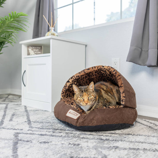 Cuddle Cave Cat Bed With Anti Slip Bottom Slipper Bed- Model C31HKF