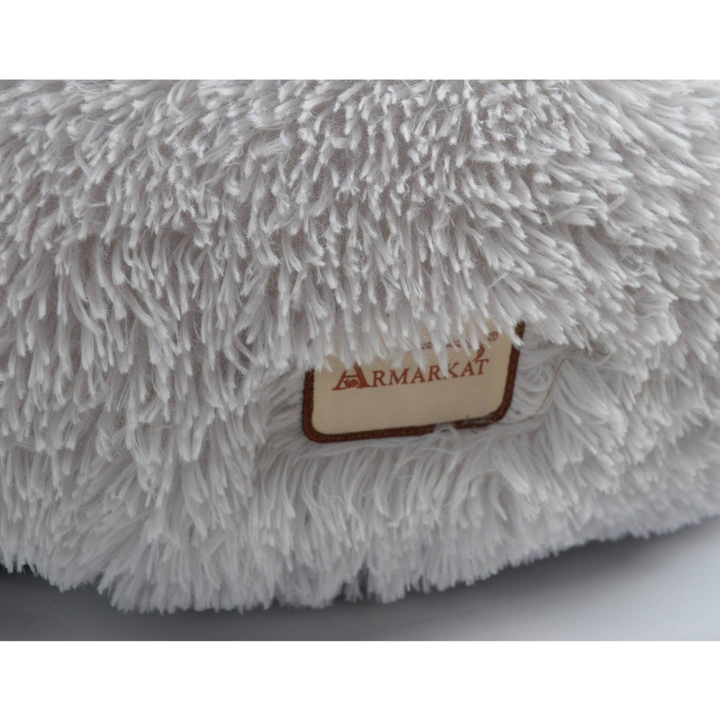 Grey Fluffy Extra Large Round Cat Bed - Model C71NHS